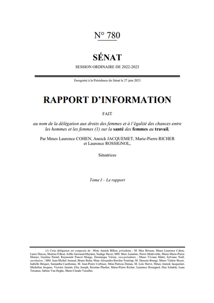 La santé des femmes au travail