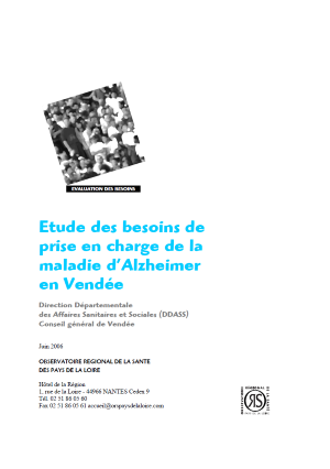 Prise en charge de la maladie d’Alzheimer en Vendée