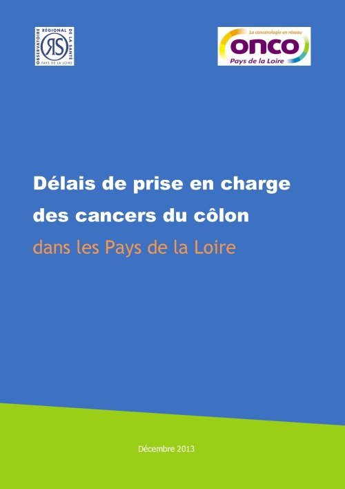 Délais de prise en charge des cancers du côlon dans les Pays de la Loire