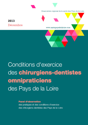 Conditions d'exercice des chirurgiens-dentistes omnipraticiens des Pays de la Loire