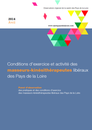 Conditions d'exercice et activité des masseurs-kinésithérapeutes libéraux des Pays de la Loire