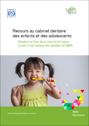 Recours au cabinet dentaire des enfants et des adolescents. Situation en Pays de la Loire et en France à partir d’une analyse des données du SNDS