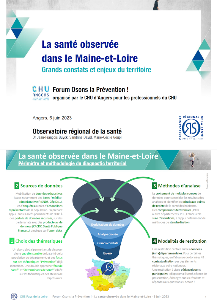 La santé observée dans le Maine-et-Loire. Grands constats et enjeux du territoire