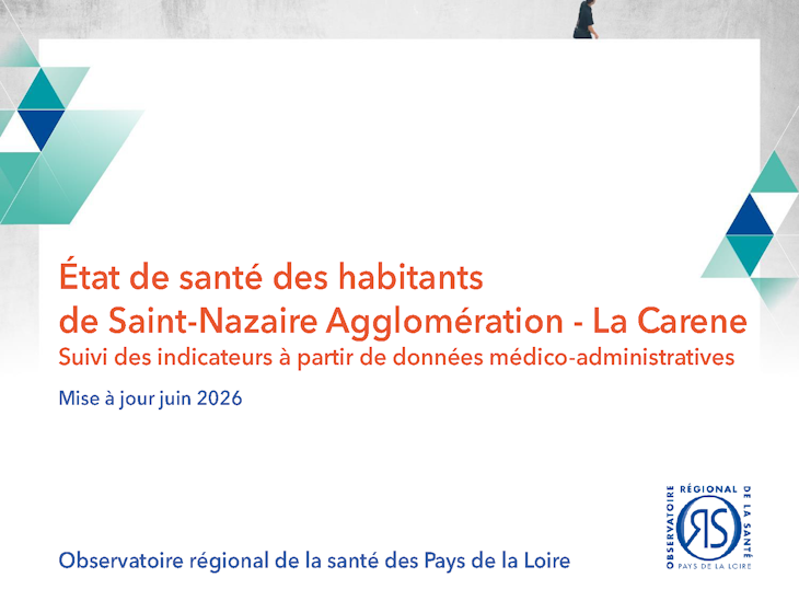 État de santé des habitants de Saint-Nazaire Agglomération - La Carene