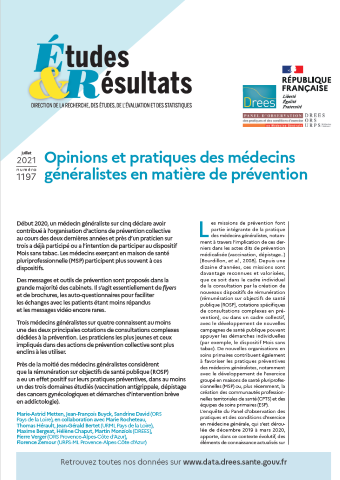 Opinions et pratiques des médecins généralistes en matière de prévention