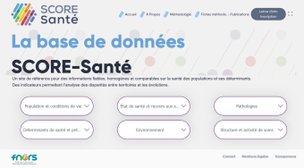 SCORE-Santé : nouvelle interface