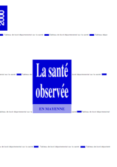 La santé observée en Mayenne