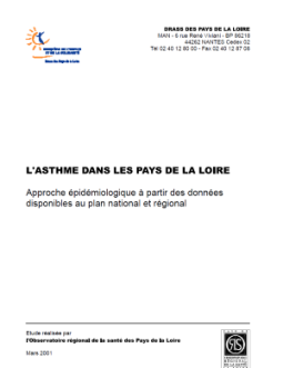 L'asthme dans les Pays de la Loire. Approche épidémiologique à partir des données disponibles au plan national et régional