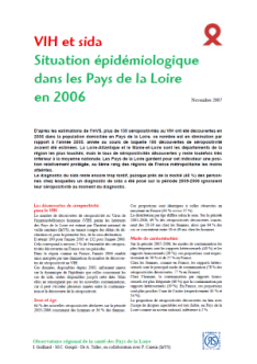 VIH et sida. Situation épidémiologique dans les Pays de la Loire en 2006