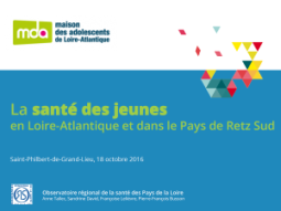 La santé des jeunes en Loire-Atlantique et dans le Pays de Retz sud