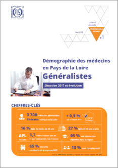 Démographie des médecins en Pays de la Loire : généralistes. Situation 2017 et évolution