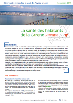 La santé des habitants de la Carene. Synthèse