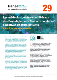 Les médecins généralistes libéraux des Pays de la Loire face aux conduites addictives de leurs patients. Alcool, tabac et cannabis