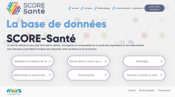 SCORE-Santé : nouvelle interface